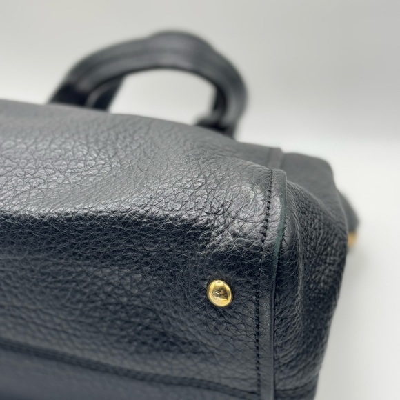 Fendi Black Pebbled Leather Chameleon Tote Bag - Picture 8 of 15